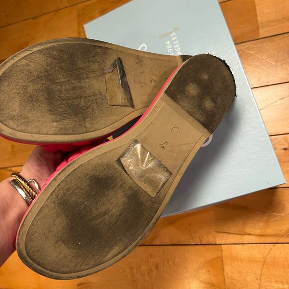 Seychelles Bellissima Pink Magenta Puffy Leather Slides Size 7 - Picture 6 of 6